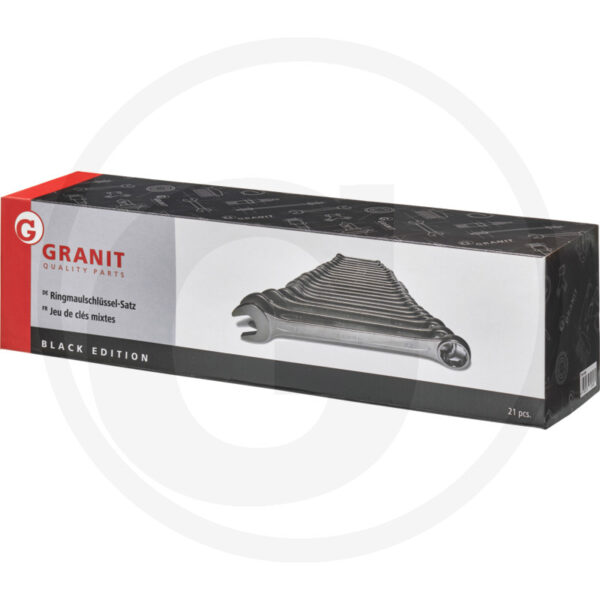 Lehtsilmusvõtmete komplekt Granit Black Edition, 21 tk, 6-32 mm - Image 2