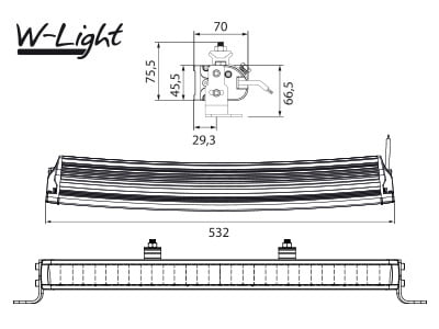 W-Light Wave 500 LED lisatuli
