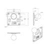 Ram Mounts kinnitus, 75x75mm VESA alusega, C-ball (1.5") - Image 3