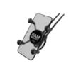 Ram Mounts X-Grip® telefonihoidik EZ-On/Off™, torukinnitusega