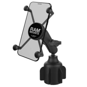 Ram Mounts X-Grip® suurte telefonide hoidik koos Stubby™ alusega