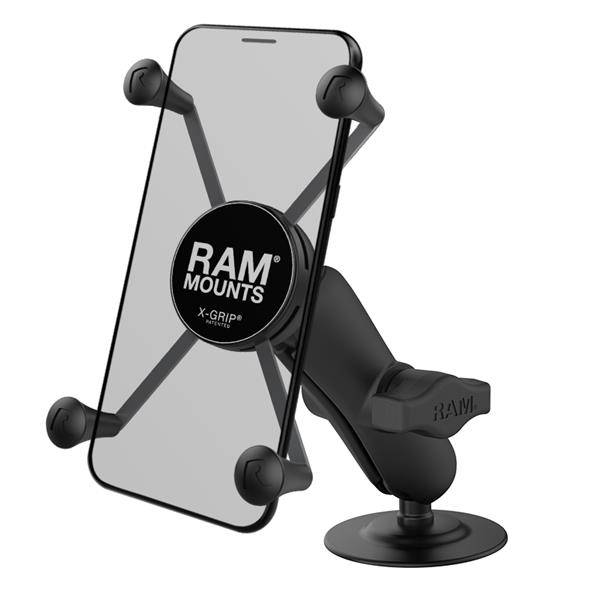 Ram Mounts X-Grip® suurte telefonide hoidik koos kleebitava alusega