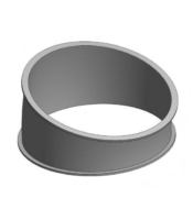 Põlv d=250, 15° ümar, materjali paksus 2mm