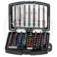 Kruvikeeraja otsikute komplekt Granit Black Edition, 57 tk