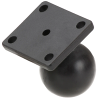Ram Mounts kuuliga adapter AMPS plaadiga, C-ball (1,5")